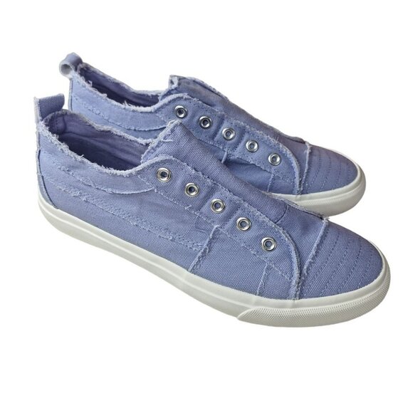 Corkys Footwear Lilac Purple Babalu Floral Womens Size 9 Slip On Sneaker Shoes - Picture 3 of 8